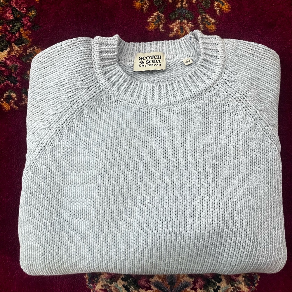 Scotch & Soda Medium Blue Sweater